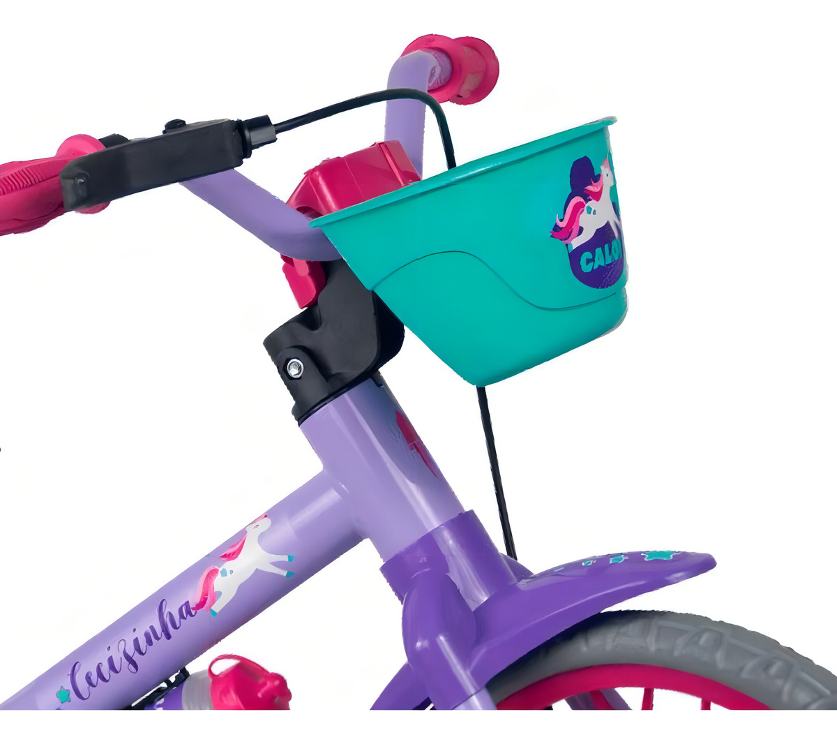 Bicicleta Aro 12 Cecizinha Meninas 2 A 4 Anos Rodinhas Caloi Cor Violeta Tamanho
do quadro Infantil