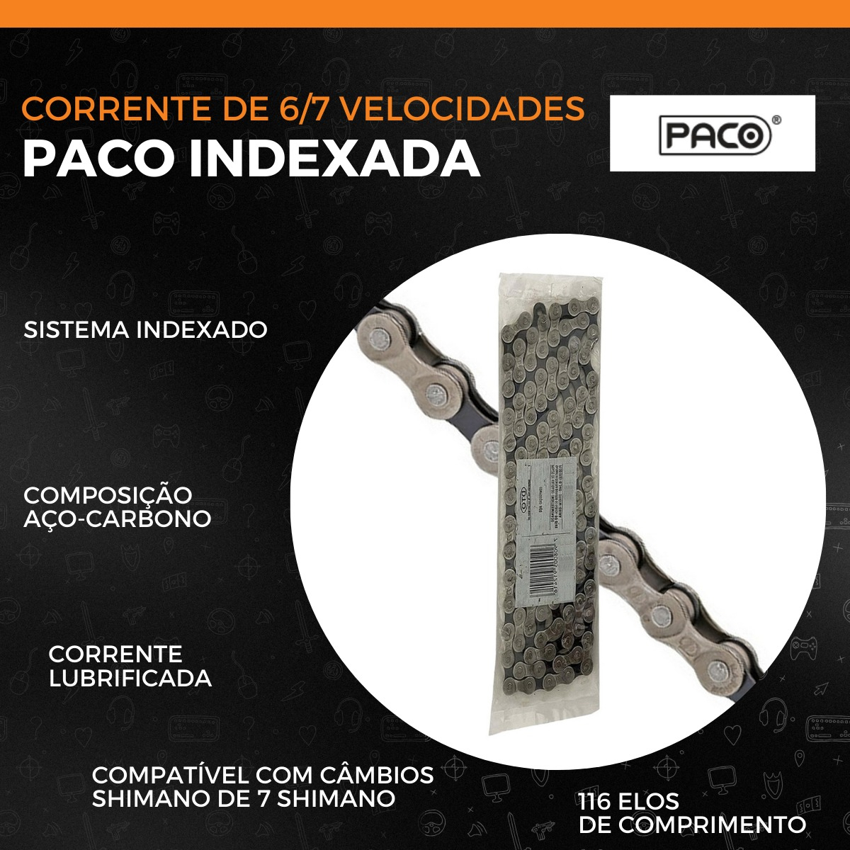 Kit 21v Bicicleta 29 E 26 Corrente Catraca Rapid Fire Câmbio