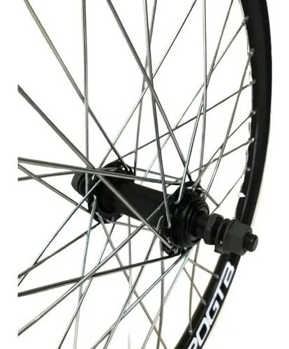 Par Rodas Aro 20 Aero Cubo Ferro Bmx Vbrake + Pneu + Camara